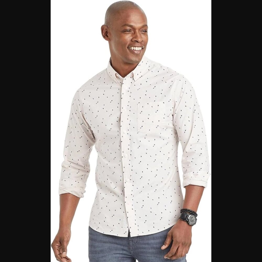 EVERYWEAR BUTTON UP POPLIN SHIRT